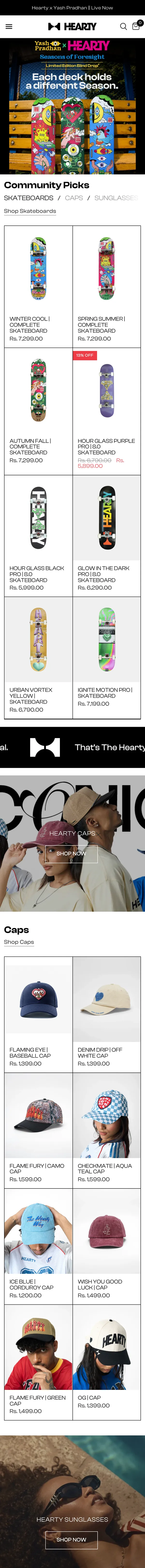 The Hearty Way Shopify store designed and built by Expert101